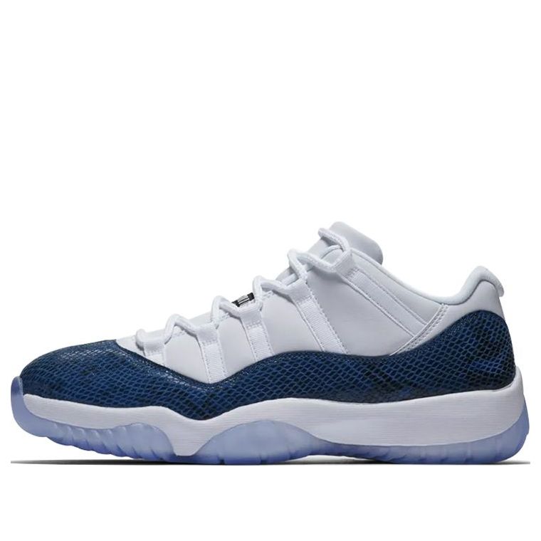 Air Jordan 11 Retro Low 'Navy Snakeskin' 2019 CD6846-102 Classic Sneakers