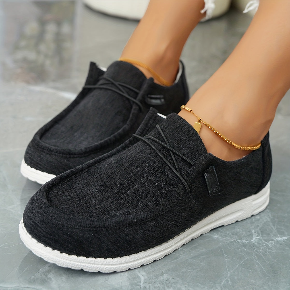 Simple Canvas Shoes, Casual Lace Up Low Top Sneakers