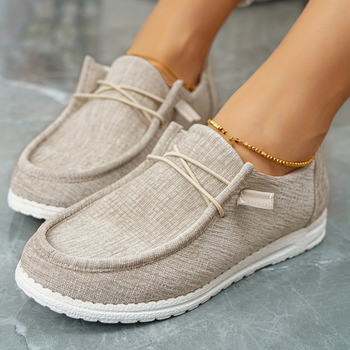 Simple Canvas Shoes, Casual Lace Up Low Top Sneakers