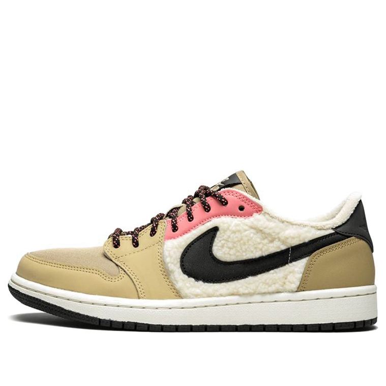 (WMNS) Air Jordan 1 Retro Low Fleece 'Parachute Beige'  AQ0828-200 Epoch-Defining Shoes